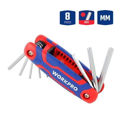 8PC METRIČKI SKLOPIV HEKS KLJUČ