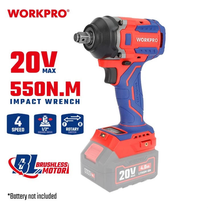 WORKPRO 20V BRUSHLESS IMPACT WRENCH
