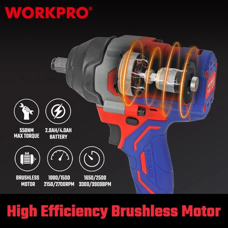 WORKPRO 20V BRUSHLESS IMPACT WRENCH